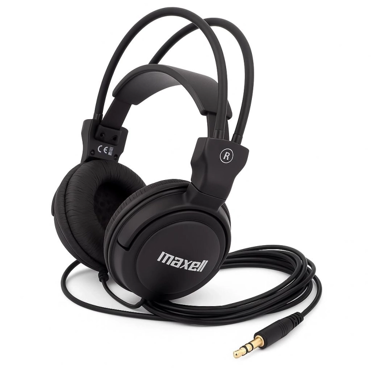 Maxell Home Studio – Cuffie cablate con cavo Jack da 5 metri