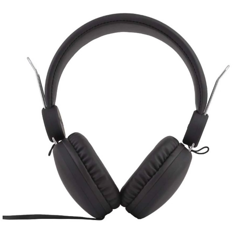 Maxell Spectrum – Cuffie cablate nere con archetto e padiglioni vista posteriore