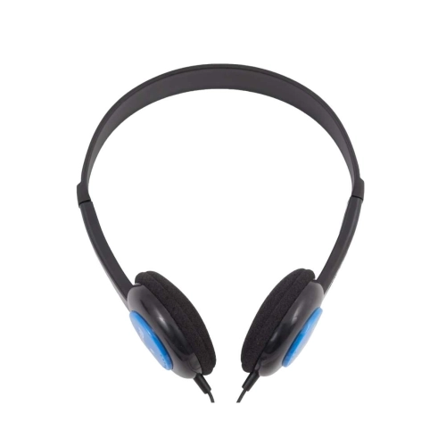 Maxell Kids Safe – Cuffie cablate azzurre per bambini con volume limitato a 90 dB
