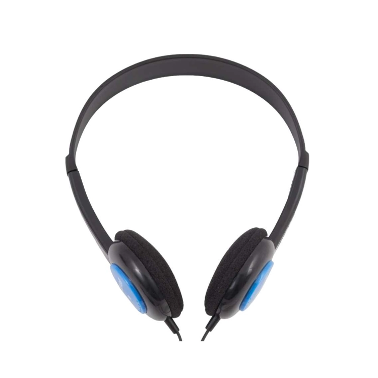 Maxell Kids Safe – Cuffie cablate azzurre per bambini con volume limitato a 90 dB