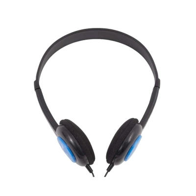 Maxell Kids Safe – Cuffie cablate azzurre per bambini con volume limitato a 90 dB