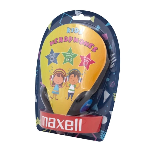Maxell Kids Safe – Cuffie cablate azzurre per bambini con volume limitato a 90 dB 2