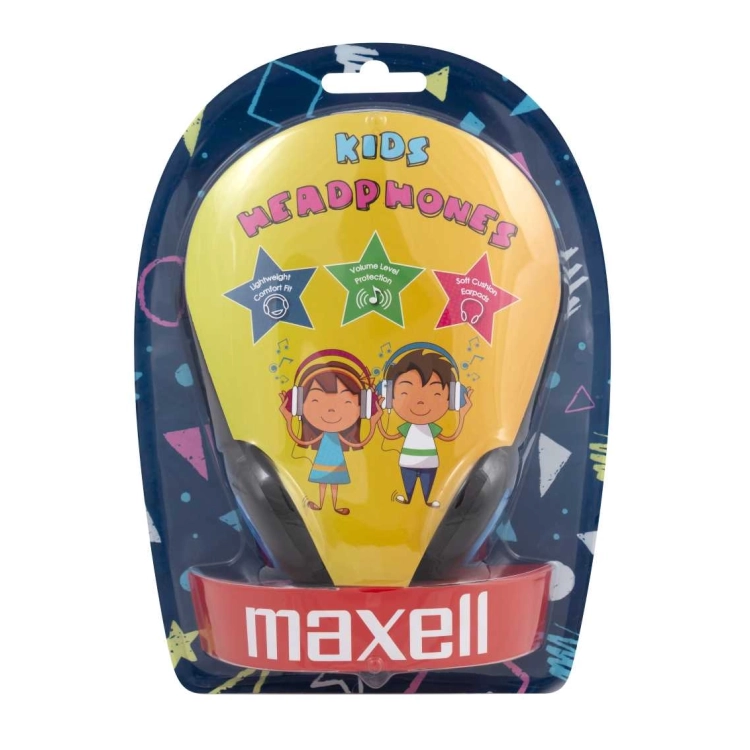 Maxell Kids Safe – Cuffie cablate azzurre per bambini nella confezione originale