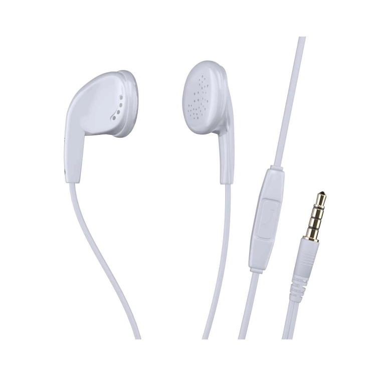 Maxell PureBuds auricolari classici bianchi con filo, microfono integrato e jack 3,5 mm – 303989