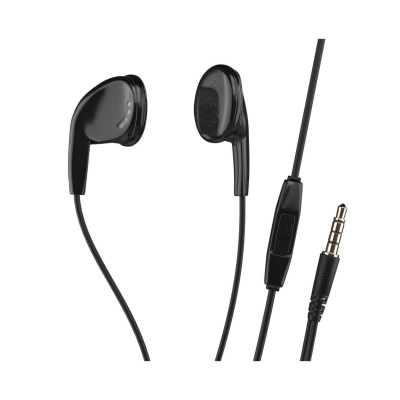 Maxell PureBuds auricolari classici neri con filo, microfono integrato e jack 3,5 mm – 303986