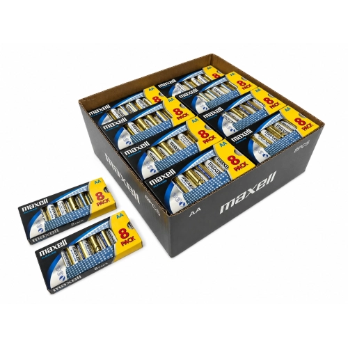 Batterie Maxell AA LR6 MRO - vassoio da 384 batterie - 723802