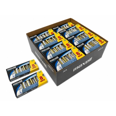 Batterie Maxell AA LR6 MRO - vassoio da 384 batterie - 723802