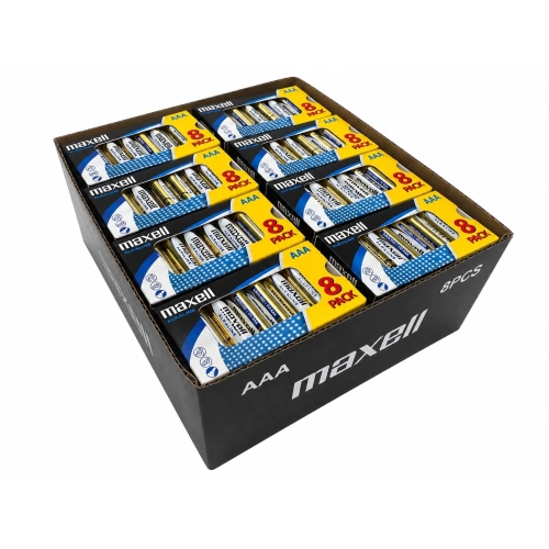 Batterie Maxell AAA LR03 MRO - vassoio da 384 batterie - 723803 2
