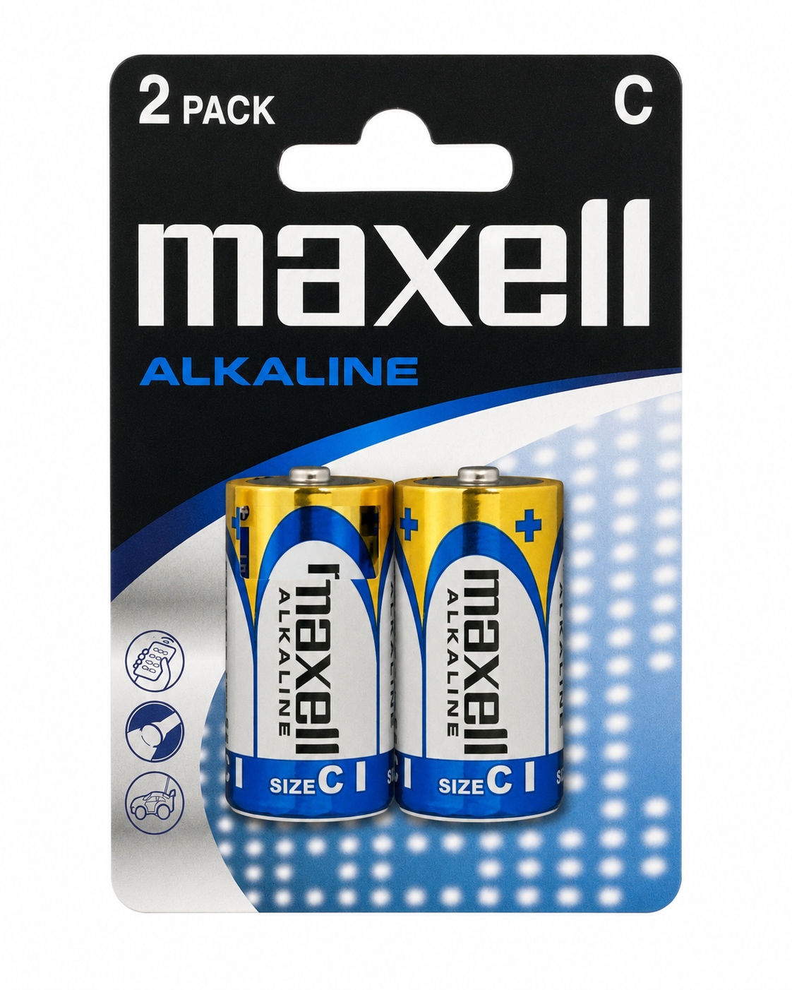 Batterie Maxell C LR14 mezza torcia – 2 pezzi nel nuovo packaging senza plastica